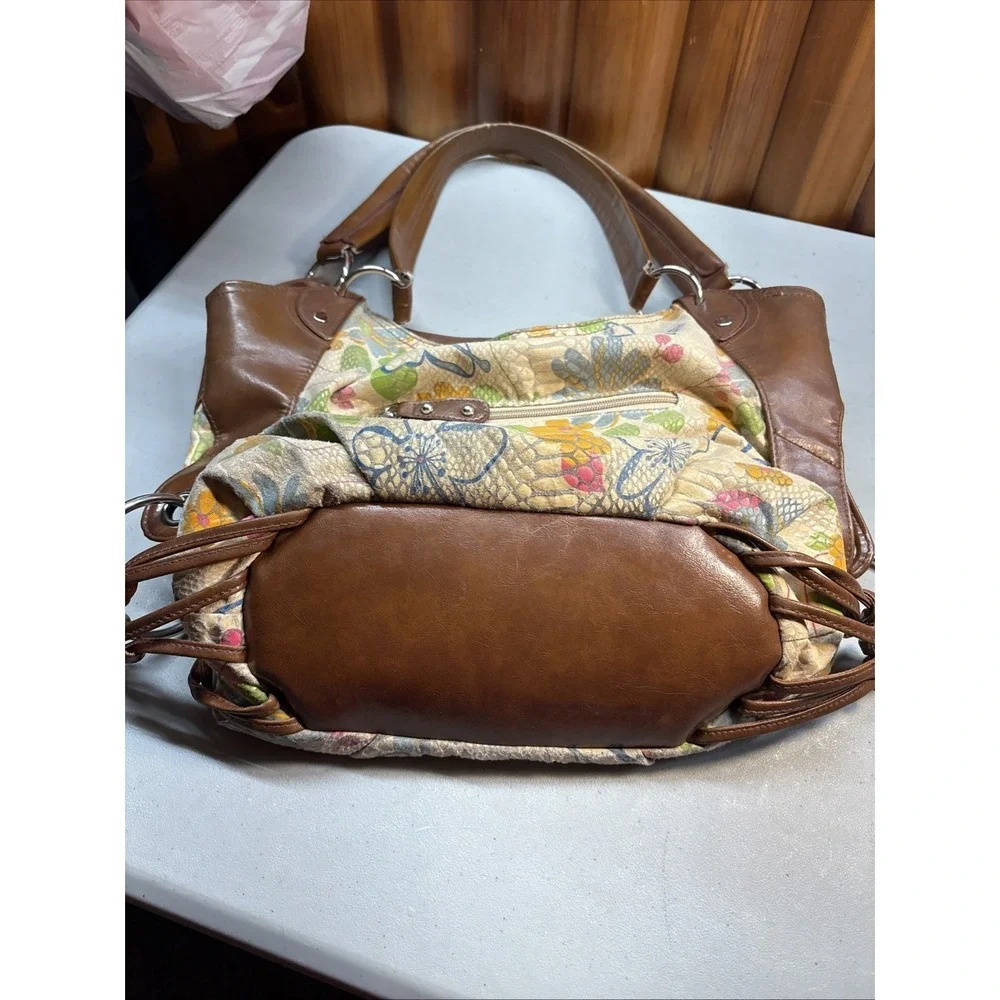 Gal Shoulder Bag Floral Hippie Boho Bohemian Flowers Classic Double Handles